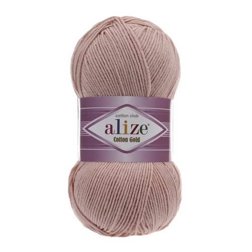 161 Пряжа Alize Cotton Gold пудра