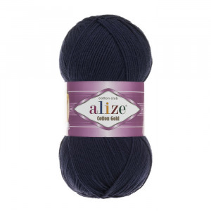 58 Пряжа Alize Cotton Gold темно-синій