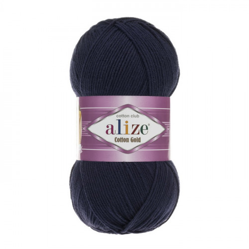 58 Пряжа Alize Cotton Gold темно-синій