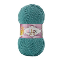156 Пряжа Alize Cotton Gold синє море