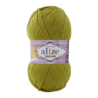 193 Пряжа Alize Cotton Gold зелений