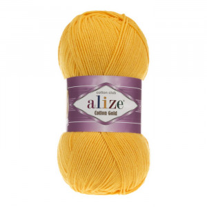 216 Пряжа Alize Cotton Gold темно-жовтий