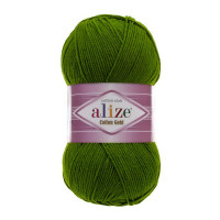 35 Пряжа Alize Cotton Gold зелений