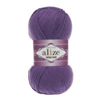 44 Пряжа Alize Cotton Gold темно-фіолетовий