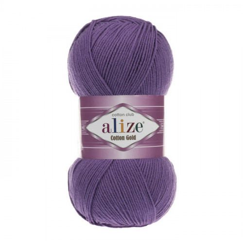 44 Пряжа Alize Cotton Gold темно-фіолетовий