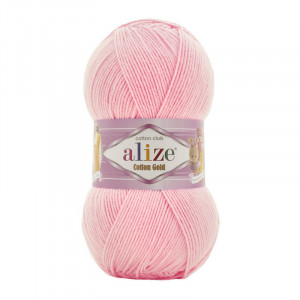 518 Пряжа Alize Cotton Gold рожевий