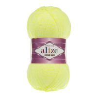 668 Пряжа Alize Cotton Gold лимонний