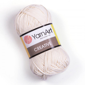 222 Пряжа YarnArt Creative молочний
