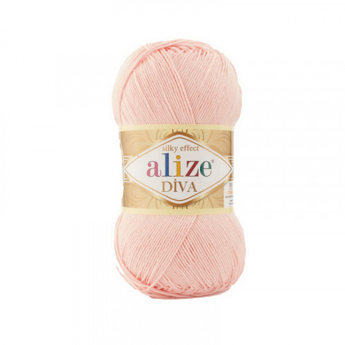 143 Пряжа Alize Diva світла пудра