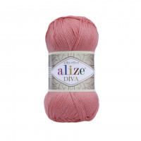 619 Пряжа Alize Diva кораловий