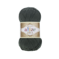 132 Пряжа Alize Diva волошка