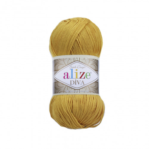 488 Пряжа Alize Diva жовтий