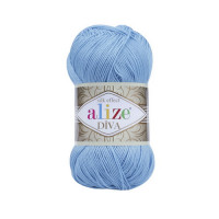 346 Пряжа Alize Diva бірюзовий