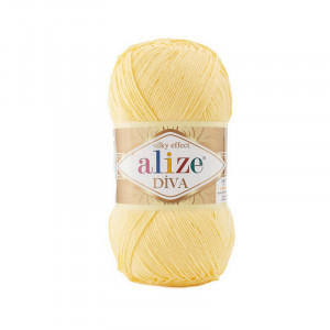 187 Пряжа Alize Diva лимон