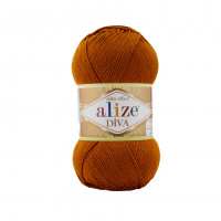 234 Пряжа Alize Diva тютюновий