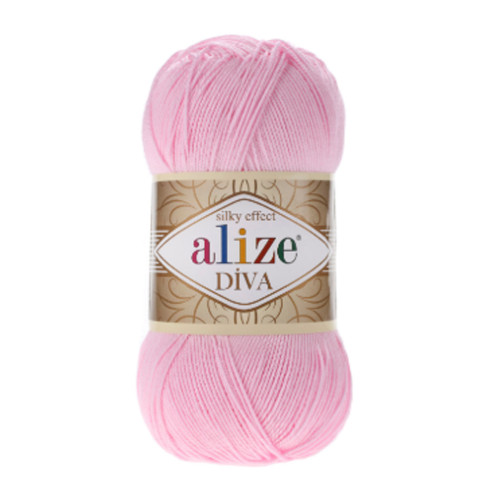 291 Пряжа Alize Diva рожевий