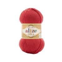 366 Пряжа Alize Diva гранат