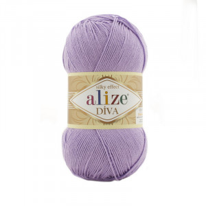 43 Пряжа Alize Diva лаванда