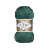 453 Пряжа Alize Diva зелений