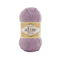505 Пряжа Alize Diva попелясто-бузковий
