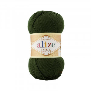 567 Пряжа Alize Diva хакі