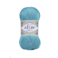 610 Пряжа Alize Diva смарагд