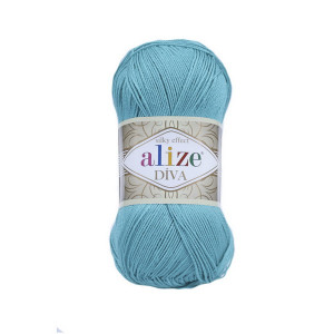 610 Пряжа Alize Diva смарагд