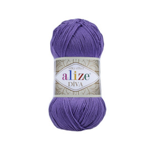 622 Пряжа Alize Diva фіолетовий