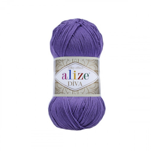 622 Пряжа Alize Diva фіолетовий