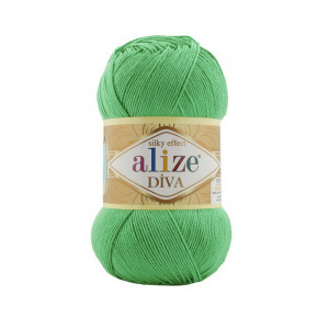 778 Пряжа Alize Diva зелений