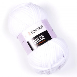 741 Пряжа YarnArt Dolce білий
