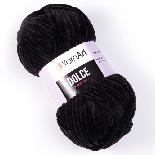 742 Пряжа YarnArt Dolce чорний