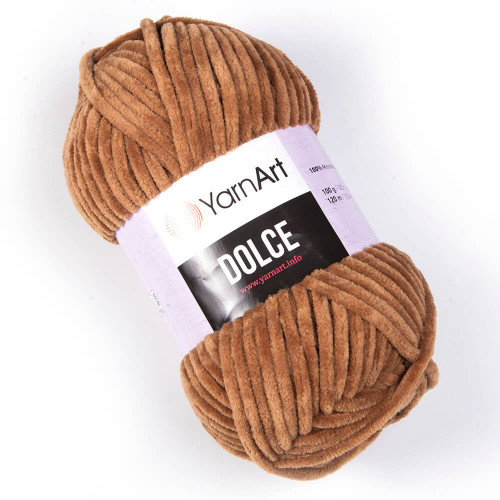 765 Пряжа YarnArt Dolce коричневий