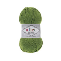 210 Пряжа Alize Extra зелений
