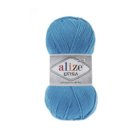 245 Пряжа Alize Extra бірюзовий