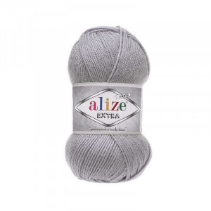 52 Пряжа Alize Extra сірий