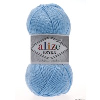 557 Пряжа Alize Extra блакитний 557 Пряжа Alize Extra блакитний