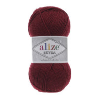 57 Пряжа Alize Extra бордовий