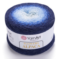 409 Пряжа YarnArt Flowers Alpaca