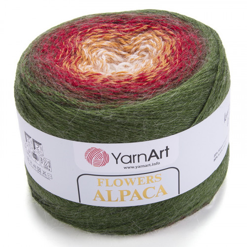 420 Пряжа YarnArt Flowers Alpaca
