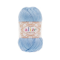 350 Пряжа Alize Forever світло-блакитний