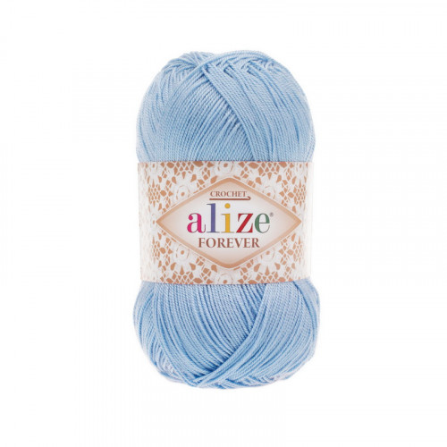 350 Пряжа Alize Forever світло-блакитний