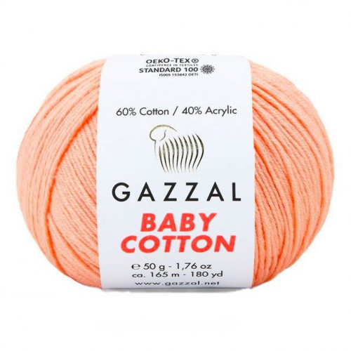 3412 Пряжа Gazzal Baby Cotton