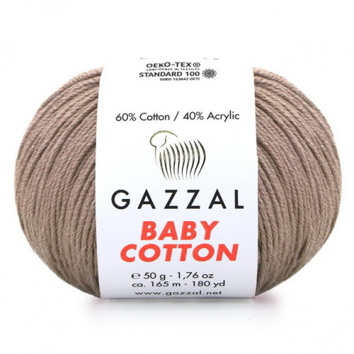 3434 Пряжа Gazzal Baby Cotton