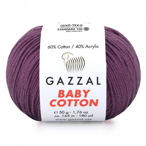 3441 Пряжа Gazzal Baby Cotton