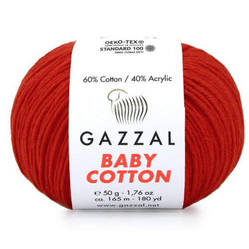 3443 Пряжа Gazzal Baby Cotton