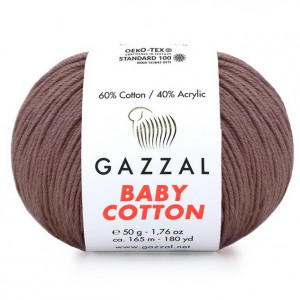 3455 Пряжа Gazzal Baby Cotton