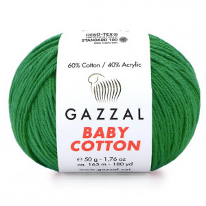 3456 Пряжа Gazzal Baby Cotton