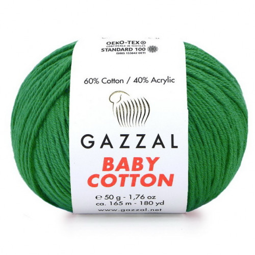 3456 Пряжа Gazzal Baby Cotton