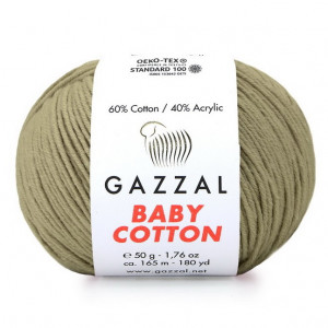 3464 Пряжа Gazzal Baby Cotton